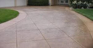 concrete driveway